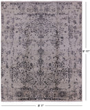 Fine Serapi Hand Knotted Wool & Silk Rug - 8' 1" X 9' 11" - Golden Nile