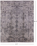 Fine Serapi Hand Knotted Wool & Silk Rug - 8' 1" X 9' 11" - Golden Nile