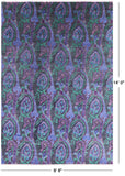 William Morris Handmade Wool Rug - 9' 8" X 14' 0" - Golden Nile