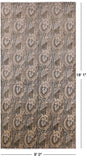 William Morris Handmade Wool Rug - 9' 0" X 18' 1" - Golden Nile