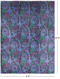 William Morris Handmade Wool Rug - 9' 0" X 12' 0" - Golden Nile