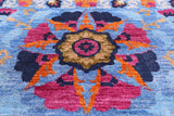William Morris Hand Knotted Wool Area Rug - 7' 10" X 10' 1'' - Golden Nile