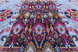 William Morris Hand Knotted Wool Area Rug - 7' 10" X 10' 1'' - Golden Nile