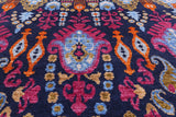 William Morris Hand Knotted Wool Area Rug - 7' 10" X 10' 1'' - Golden Nile