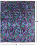 William Morris Hand Knotted Wool Rug - 8' 1 X 9' 10 - Golden Nile