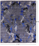 William Morris Handmade Wool Rug - 7' 11' X 9' 5" - Golden Nile