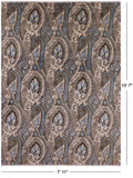 William Morris Hand Knotted Wool Rug - 7' 11" X 10' 7" - Golden Nile