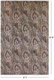 William Morris Handmade Wool Rug - 8' 1" X 12' 6" - Golden Nile