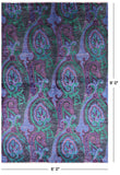 William Morris Handmade Wool Rug - 6' 0" X 9' 0" - Golden Nile