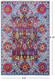 William Morris Handmade Wool Rug - 6' 0" X 8' 10" - Golden Nile