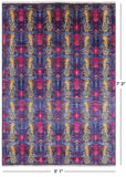 William Morris Handmade Wool Rug - 5' 1" X 7' 2" - Golden Nile