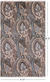 William Morris Handmade Wool Rug - 4' 11" X 8' 2" - Golden Nile