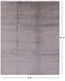 Savannah Grass Hand Knotted Wool & Silk Rug - 8' 0" X 10' 1" - Golden Nile