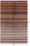 Tribal Persian Gabbeh Handmade Wool Rug - 6' 0" X 9' 1" - Golden Nile