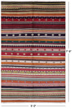 Persian Gabbeh Handmade Wool Rug - 5' 0" X 7' 9" - Golden Nile