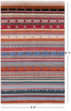 Persian Gabbeh Hand Knotted Wool Rug - 4' 0" X 6' 1" - Golden Nile