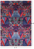 William Morris Hand Knotted Wool Area Rug - 5' 11" X 8' 9" - Golden Nile