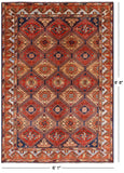 Fine Serapi Hand Knotted Rug - 6' 1" X 8' 8" - Golden Nile