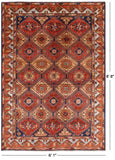 Fine Serapi Hand Knotted Rug - 6' 1" X 8' 8" - Golden Nile