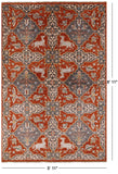 Fine Serapi Handmade Wool Rug - 5' 11" X 8' 11" - Golden Nile