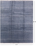 Savannah Grass Hand-Knotted Wool & Silk Rug - 8' 1" X 10' 3" - Golden Nile
