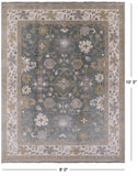 Turkish Oushak Hand Knotted Wool Rug - 8' 0" X 10' 3" - Golden Nile