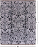 8' X 10' Pure Silk With Oxidized Wool Hand Knotted Rug - Golden Nile