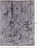 8' X 10' Pure Silk With Oxidized Wool Rug - Golden Nile