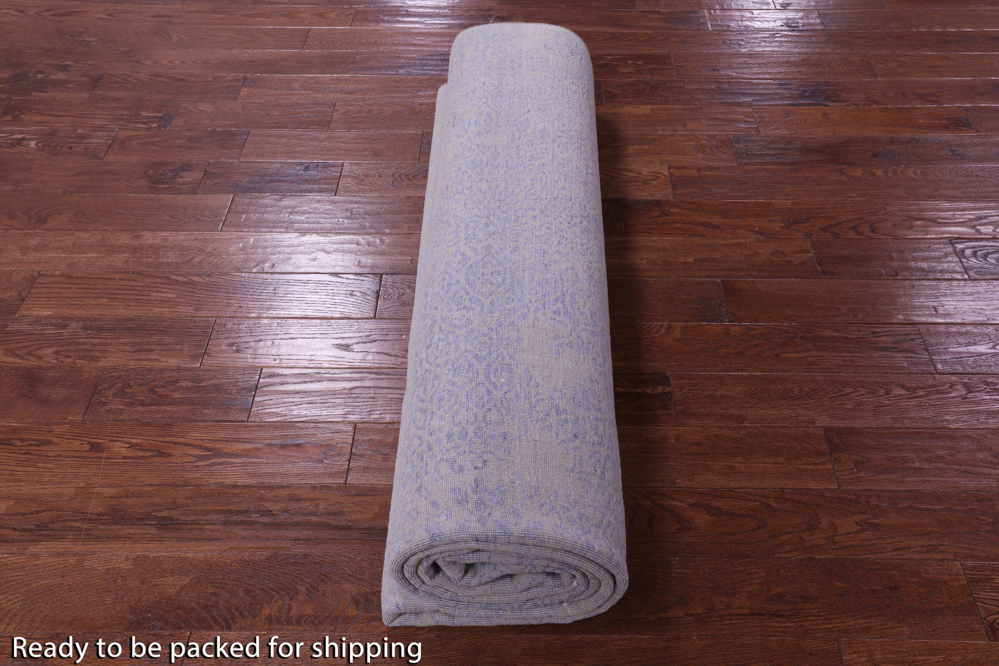 Modern Wool & Silk Hand Knotted Rug - 9' 0" X 11' 9" - Golden Nile