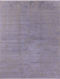 Modern Wool & Silk Hand Knotted Rug - 9' 0" X 11' 9" - Golden Nile