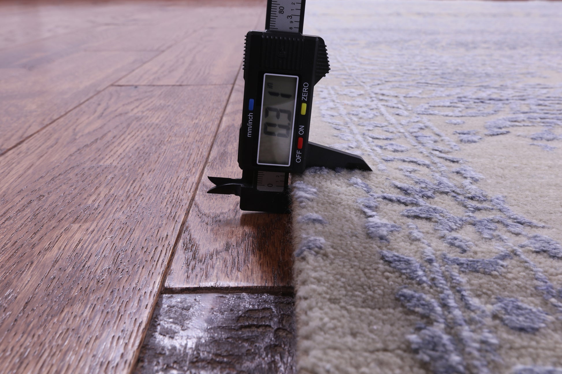 Modern Wool & Silk Hand Knotted Rug - 9' 0" X 11' 9" - Golden Nile
