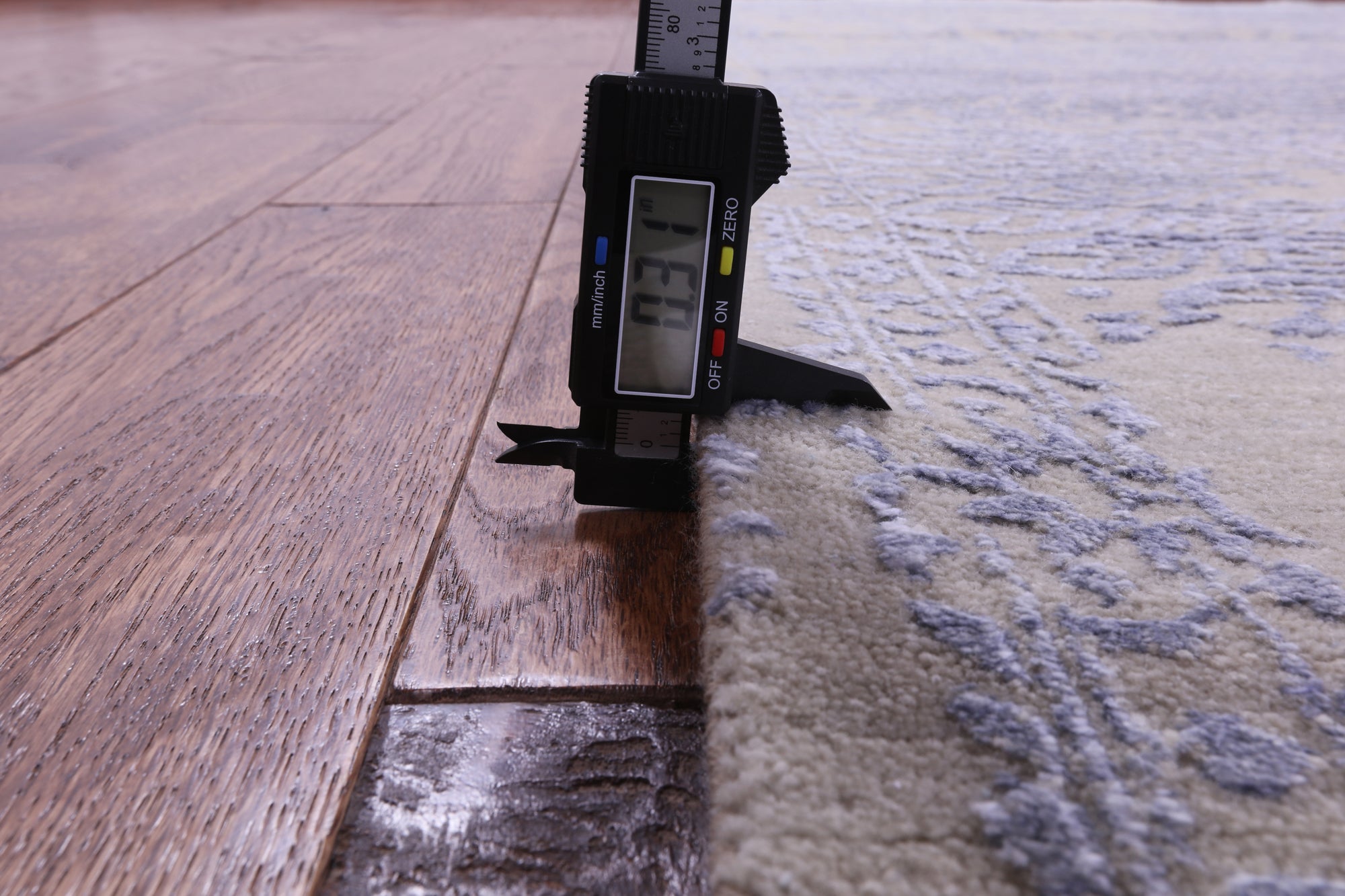 Modern Wool & Silk Hand Knotted Rug - 9' 0" X 11' 9" - Golden Nile