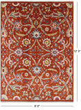 Fine Serapi Hand Knotted Rug - 9' 0" X 12' 3" - Golden Nile