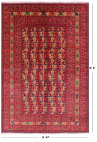 Persian Tribal Handmade Wool Area Rug - 6' 4" X 9' 4" - Golden Nile