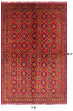 Persian Handmade Wool Rug - 6' 5" X 9' 7" - Golden Nile