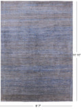 Savannah Grass Hand Knotted Wool Area Rug - 8' 7" X 11' 11" - Golden Nile