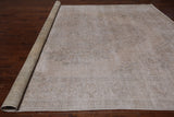 SUPER SALE Persian Vintage White Wash Handmade Wool Rug - 9' 10" X 12' 7"