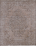 SUPER SALE Persian Vintage White Wash Handmade Wool Rug - 9' 10" X 12' 7"