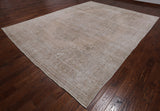 SUPER SALE Persian Vintage White Wash Handmade Wool Rug - 9' 10" X 12' 7"