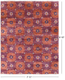 Modern Hand Knotted Wool Area Rug - 7' 11" X 9' 10" - Golden Nile