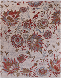 SUPER SALE Ivory Modern Hand Knotted Wool Area Rug - 8' 0" X 10' 2"