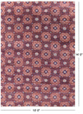 Modern Hand Knotted Wool & Silk Rug - 10' 0" X 14' 0" - Golden Nile