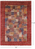 Tribal Persian Gabbeh Hand Knotted Wool Rug - 5' 6" X 7' 10" - Golden Nile