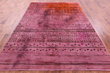 Full Pile Overdyed Hand Knotted Wool Rug - 7' 10" X 10' 2" - Golden Nile