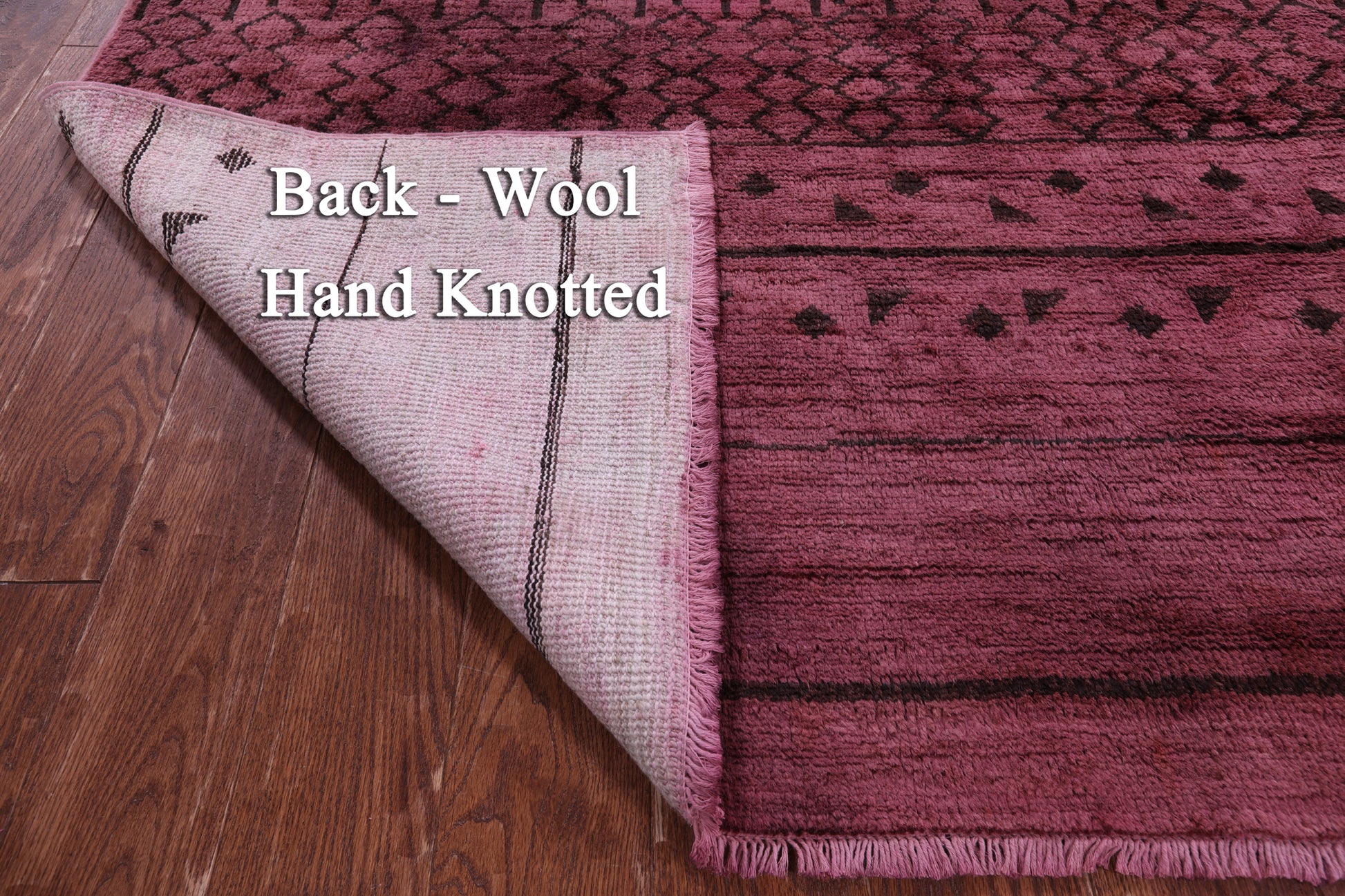 Full Pile Overdyed Hand Knotted Wool Rug - 7' 10" X 10' 2" - Golden Nile