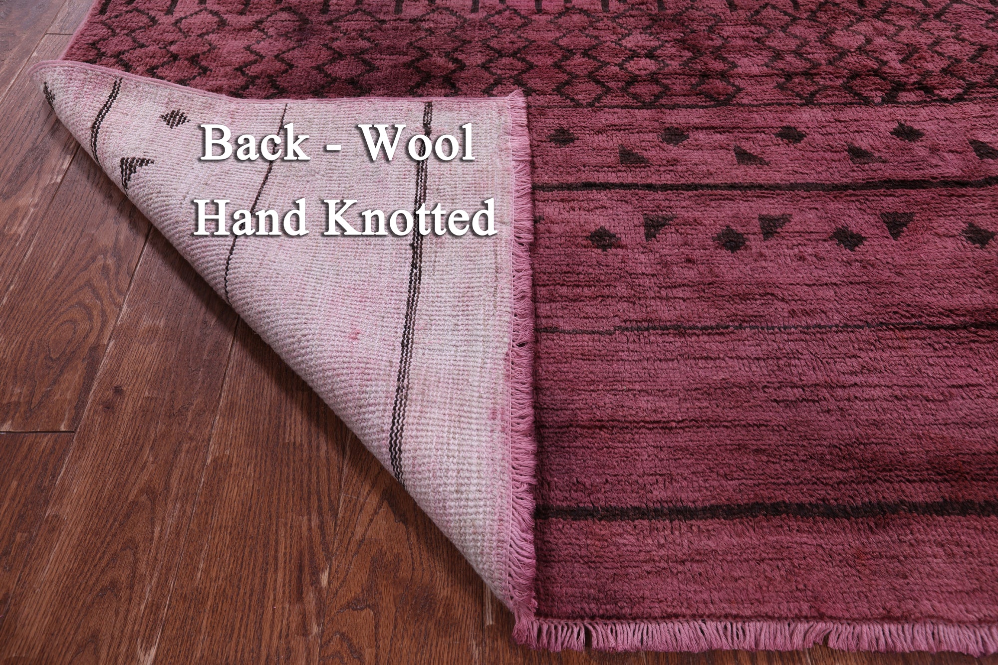 Full Pile Overdyed Hand Knotted Wool Rug - 7' 10" X 10' 2" - Golden Nile