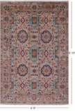 Persian Tabriz Handmade Wool Rug - 6' 9" X 9' 10" - Golden Nile