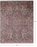 Peshawar Handmade Wool Rug - 5' 3" X 6' 7" - Golden Nile