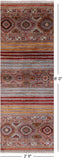 Khorjin Persian Gabbeh Handmade Wool Runner Rug - 2' 8" X 8' 0" - Golden Nile