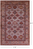 Super Kazak Hand Knotted Wool Rug - 6' 10" X 10' 5" - Golden Nile